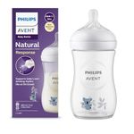Philips Avent Natural Baby Feeding Bottle | No.1 Brand Recommended by Moms Worldwide | Ideal for 1 months+| Natural Response Technology Mimics Breastfeeding | Uniquely Designed Nipple releases milk only when baby drinks | Pack of 1 | SCY903/67