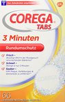 Corega 3 minute tablets, 66 tablets