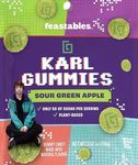 Feastables Karl Gummies Sour Green Apple Made With Natural Flavours Gummy Candy 100g