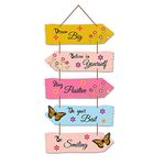 Artvibes Art Vibes Motivational Quote Decorative Wall Art Mdf Wooden Wall Hanger For Living Room | Modern Decor Item | Artwork (Wh 7309N),Set Of 5