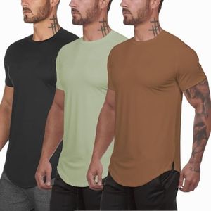 Muscle Killer 3 Pack Men's Gym Workout Bodybuilding Fitness Active Athletic T-Shirts Workout Casual Tee (X-Large, Black+Gray Green+ALOT)