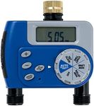 Orbit 27133 2-Outlet Hose Watering Timer (2 Outlet Brass) - Dual Outlet Timer for Efficient Garden Irrigation