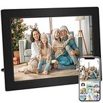 Veidoo 10 inch WiFi Cloud Digital Photo Frame IPS Touch Screen, 32GB Storage, Type C, Smart Home Digital Picture Frame, Easy Setup to Share Photos or Videos via Frameo APP, Gift Guide for Family