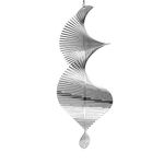 Durdiiy Garden Wind Spinners Stainless Steel 3D Spiral Wind Chimes Hanging Wind Spinner Garden Ornaments Wind Spinners for Outdoor Yard and Garden Decorations