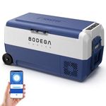 BODEGACOOLER 12 Volt Portable Refrigerator,38 Quart Car Fridge WIFI APP Control,36L (-4℉-68℉) Compressor Car Freezer 12/24V DC and 100-240V AC for Travel,Truck RV Camping Boat and Home Use