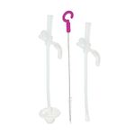 b.box Sippy Cup Replacement Straw Pack: Includes 1 Replacement Straw, 1 Replacement Straw with Weight, 1 Cleaning Brush | Fits b.box Sippy Cups