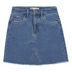 Levi's Girls Lvg High Rise Denim 4eg612 Scooter/Skirt, Richards, 12 Years UK