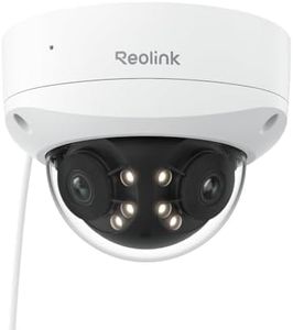REOLINK 4K 8MP 180° Dual-Lens PoE IP Camera, IK10 Vandal-Proof, Person/Vehicle/Animal Detection, Spotlight Color Night Vision, 2 Way Talk, IP67 Weatherproof, No PT Supported, Duo 2V PoE