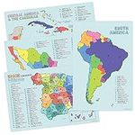 Spanish Language Country Maps for t