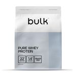 Bulk Pure Whey Protein Powder Shake, Vanilla, 1 kg, Packaging May Vary