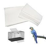 Vkinman Bird Cage Paper Liners 100 Sheets Non-Woven Bird Nesting Box Pads, 22.8×10.6in