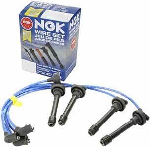 NGK Spark Plug Wire Set compatible with Honda Prelude 2.2L L4 1993-2001