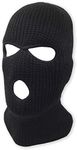 3 Hole Knitted Full Face Ski Mask W