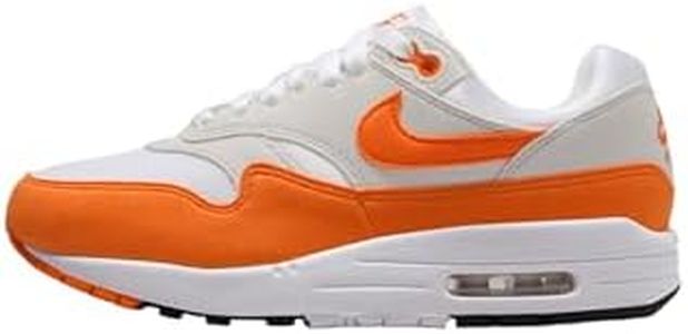Nike Femme Air Max 1 '87 Sneaker, Gris Neutre, Orange Blanc et Noir, 39 EU