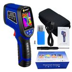 Handheld Thermal Imaging Camera, 33x33 Infrared Resolution Thermal Imagery Camera, 300000 Pixels Visible Camera with 8G SD Card for Power Industry, Industrial and Automotive Testing (XE-26)