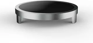 Plexity Labs UFO Tops Astral Axis Spinning Top Base - Low Friction Concave Glass and Aluminum Docking Station Bottom Side - 3 1/4 Inch