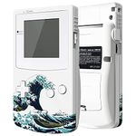 IPS Ready Upgraded eXtremeRate The Great Wave Replacement Shell Full Housing Cover w/Buttons for Gameboy Color – Fit for GBC OSD IPS & Regular IPS & Standard LCD – Console & IPS Screen NOT Included