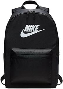 NIKE Heritage Backpack 2.0, Black/Black/White, Misc