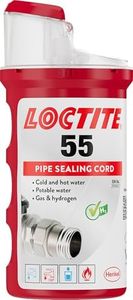 LOCTITE 55 Joint d'étanchéité pour tuyaux et raccords de plomberie, fiable à action rapide pour métal et plastique, 160 m