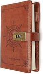 B6 Journal Vintage Brown Rudder Lea