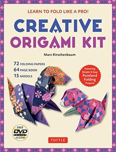Creative Origami Kit: Learn to Fold Like a Pro!: Instructional DVD, 64-Page Origami Book, 72 Origami Papers: Original Easy Origami for Kids or Adults