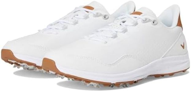 Callaway Women's Coronado v4 Golf Shoe, White, 8.5