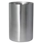 Wine Chiller Bucket Dual Wall Insulated Stainless Steel Wine/Champagne Cooler Bucket, Keeps Wine Cool