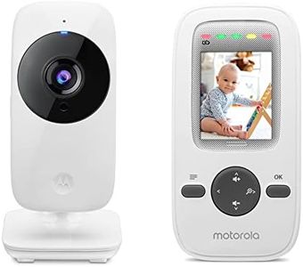 Motorola Nursery VM481 - Video Vigilabebés con Unidad de Padres Portátil, Micrófono de óptima Sensibilidad, Visión Nocturna Infrarroja, Zoom Digital