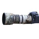 COMEOXO Lens Cover Camouflage Stretch Fabric Camera Rain Cover for CANON EF 70-200mm F / 4 L IS Lens Protection Sleeve (Color: # Big Tree Camouflage )