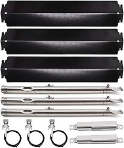 Criditpid Grill Parts Kits Compatible for Char-Broil Charbroil 463247412, 463257110, 463247109, 463270912, 463243812, 463270614, Heat Plates Replacement for Charbroil 3 Burner 463257110 Grill