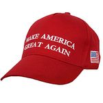 eBoutik - MAGA USA Make America Great Again Cap Hat President Donald Trump - Novelty American Hat for 4th July, Halloween, Birthday, US Election 2024, Cosplay, etc Red