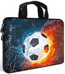 AMARY 11.6" 12" 12.1" 12.5 inch Laptop case Neoprene Notebook Carrying Pouch Chromebook Bags Laptop Sleeve Ultrabook Case Tablet Cover Fit Apple MacBook Air HP DELL Lenovo Asus Samsung (Soccer)