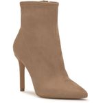 Jessica Simpson Women's Grijalva Pointed Toe Platform Pump Ankle Boot, Sandstone, 12