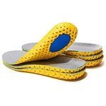 3 Pairs Elastic Shock Absorbing Shoe Insoles Breathable Honeycomb Sneaker Inserts Sports Shoe Insole Replacement Insoles for Men and Women