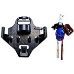 Softball & Baseball Dugout Organizer Gear Hanger for Bat, Glove, Helmet and Bottle of Water- DOM Transformer