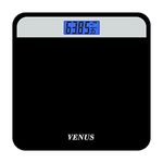 Venus (India) Electronic Digital Personal Bathroom Weight Machine For Body Weight Upto 180 Kg Weighing Scale With 24 Months Warranty, Black