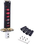 muge racing Universal Samurai Sword Automatic Shift Knob Suitable for Manual Transmission Cars-black-15cm