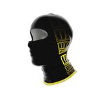 Tiivra Shadow, 4 Way Stretch Sweat Wicking Balaclava, Lightweight, Breathable Face Mask, Quick Dry, Free Size for Motorcycling, Running, Cycling, Printed Black