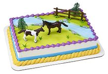 DECOPAC Horses DecoSet Cake Topper