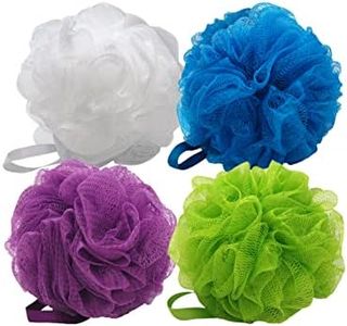 Aquasentials Mesh Pouf Bath Sponge (4 Pack)