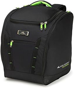 High Sierra Deluxe Trapezoid Boot Bag, Black/Zest, One Size