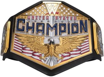 Generic United States Championship Replica Title Belt, World Heavyweight Wrestling Championship Title Belt - Adult Size - WELL PERFORM, Black