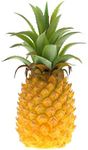 Woration Fake Fruits Artificial Pineapple Model Faux Simulation Lifelike for Summer Home Cabinet Table Party Kitchen Decor Realistic Photography Prop - 8.5 inch