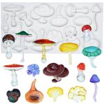 Mushroom Silicone Mould for Crafts Polymer Air Dry Clay