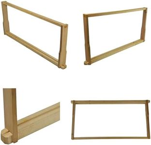 10x Deep Beehive Frames NZ Wood Bee Hive Unassembled Brood Box Frame Beekeeping