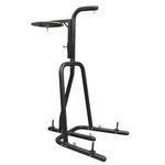 USI UNIVERSAL Double Station, Heavy Duty Boxing Stand, 6262S Adjustable Punching Bag Stand, Heavy Duty Metal, Ideal For Hanging Bag Up To 20-25kg/3' Long, Speedball Platform