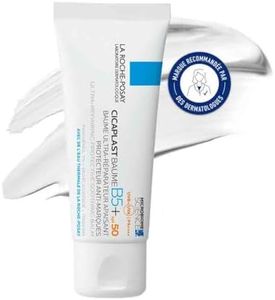 La Roche-Posay, Cicaplast, Baume B5+ Ultra-Réparateur, Apaise & Soulage les Peaux Irritées, SPF50+, Enrichi en Vitamine B5 & Beurre de Karité, Pour Tous les Types de Peau, 40 ml