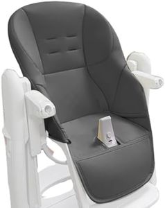 High Chair Cover for Peg Perego Tatamia | Dining Highchair Cover | Soft Kids Seat Cushion Pad | PU Leather and Sponge High Chair Cover | Easy to Install, Universial Replacement Covers