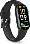 FITVII Ole Fitness Tracker with 24/7 Heart Rate and Blood Pressure Monitor, Blood Oxygen Sleep Tracking Step Calories Counter IP68 Waterproof Activity Tracker for Women Men