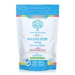 Magnesium Chewable Tablets 50mg – Balanced Dosage for Children from 167mg of Magnesium Citrate – Easily absorbable & Highly bioavailable - Tropical Berry Flavour with no Added Sugar - Vegan & UK Made